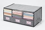 1Storage Charcoal Fiber Clothing Organizer Bag, 28