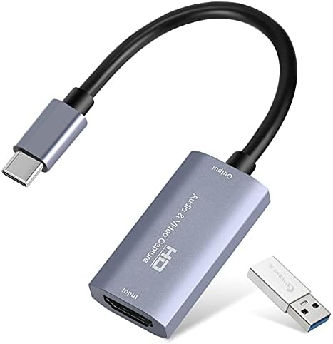Video Capture Card, HDMI to USB C Audio Capture Card, 4K