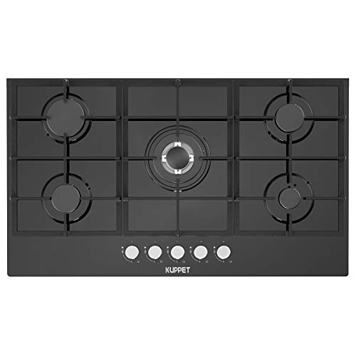 36" Builtin Gas Cooktop KUPPET QB5903 Gas Stove with 5 Booster Burners