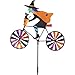Collections Etc Halloween Witch, Colorful Wind Spinner Garden Stake