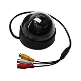 New Black DC 12V Dome CMOS Color Surveillance Security Camera with 12-IR LED Night-Vision
