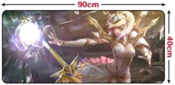GALIGEIGEI League of Legends LOL Jinx Soft Smooth Gaming Mouse Pad Mouse Mat(35.4 "x 15.7"x0.12"), Design for League of Legends (Lux)