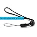 YOUOWO Wrist Black Lanyard Adjustable Length,Small Strap 12 Pcs Short Lanyards,For Keys Phone Cases Keychain USB