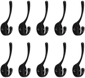 Hooks Ganchos Doble Gancho 10 pcs Antiguo clásico de Industria del