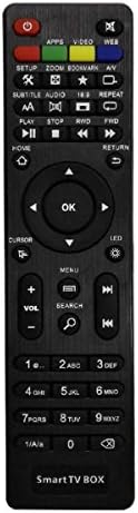 Nansii smart remote control color Black QBOX TV box remote control Streaming media player remote control (Only Adapt to Our Tv Box)