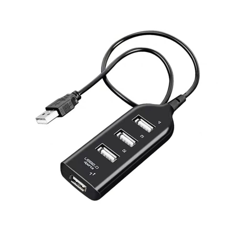 H26S USB 2.0 Hub 4 Port Splitter Adapter 480 Mbs for PC Laptop Notebook USB HUB 4 Port Super Light and Fast