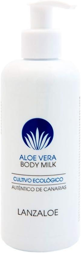Lanzaloe Aloe Vera Body Milk 250ml, 250 ml (Pack of 1)
