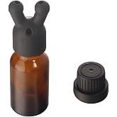 YAMSLAM Aroma Bottle Sniffer Cap Leakproof Essential Oil Inhaler Cap Double/Single Sole Essential Oil Inhaler Mini Perfume Inhaler Dispenser Bottle for Women Men