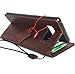 Genuine Leather Case for Samsung Galaxy Note 8 Book Wallet Cover Brown Handmade Retro Luxury Cards Slots Slim Daviscase 1948