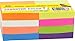 4A 2028-N Sticky Notes, 2 x 2 Inches, Small Size, Self-Stick Notes, 100 Sheets/Pad, 8 Pads/Pack, Neon Color