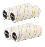 Karcher 2 Pack FC3 FC5 Wet+Dry Hard Floor Vacuum Cleaner Roller Yellow 2055-006.0