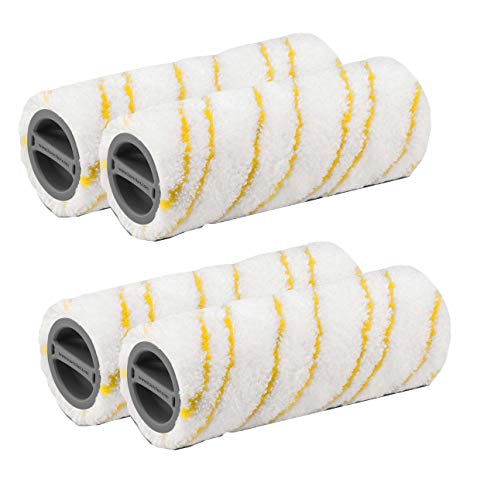 Karcher 2 Pack FC3 FC5 Wet+Dry Hard Floor Vacuum Cleaner Roller Yellow 2055-006.0