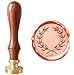 MNYR Olive Leaf Wax Seal Sealing Stamp Embellishment Wedding Invitation Card Snail Mail Gift Wrapping Wine Package Great Christmas Gift Idea Plant Nature Wax Seal Stamp Set