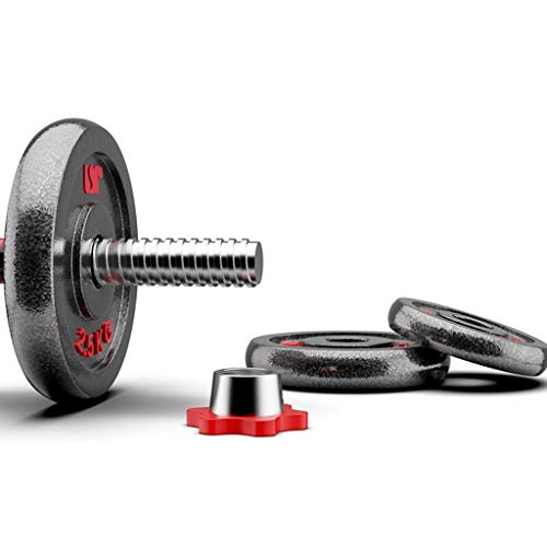 Haodan Electronics Black Paint Dumbbell Men's Fitness Barbell 50kg Boxed Adjustable Dumbbells
