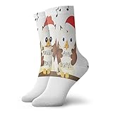 Crew Socks Christmas Owls Choir Singing Vintage