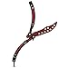 Anlado Balisong Cs Go Butterfly Knife Trainer - Red Color - no Offensive Blade - Durable