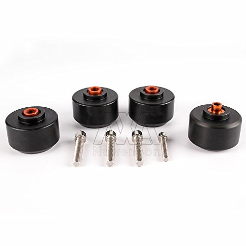 Motorbike Front Rear Fork Wheel Frame Slider Crash Pads Protector For KTM DUKE 390(13-15), DUKE 125/200