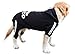 Scheppend Adidog Large Dog Hoodies Sweatshirt Pet Winter Coat Sports Clothes Apparel,Black 6XL