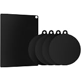 5-Piece Induction Cooktop Mat Set,Anti-Scratch Silicone Fiberglass Mat | Heat-Resistant Silicone Fiberglass , 0.7mm,Non-Slip Stove Cover, Round &amp; Rectangular, Magnetic Induction Cooktop Only