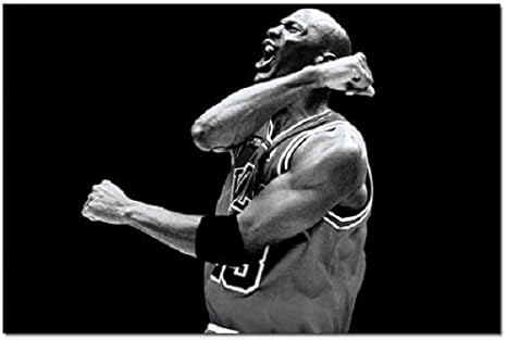 Amazon Co Jp マイケル ジョーダンのバスケットボールスターアートシルクのポスター部屋のインテリア24x36インチ 並行輸入品 ホーム キッチン