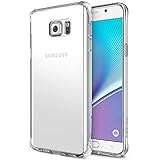Ringke [FUSION] Galaxy Note 5 Case Crystal Clear PC Back TPU Bumper w/ Screen Protector [Drop Protection/Shock Absorption Technology][Attached Dust Cap] For Samsung Galaxy Note 5 - Clear