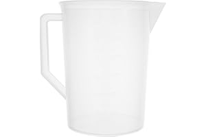 TOYZFRIENDY Large Capacity Graduated Measuring Cup 3000ml with Handle Oil and Fuel Measuring Jug for Automotive