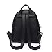 HaloVa Women's Backpack, Mini Shoulders Bag, Trendy Casual Daypack, Black