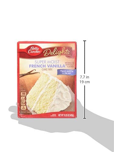 BETTY CROCKER™ SUPER MOIST™ DELIGHTS FRENCH VANILLA CAKE MIX