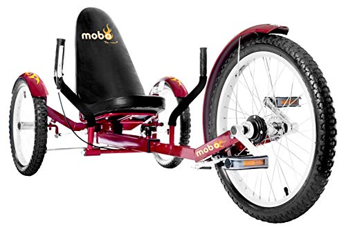 Mobo Triton Pro Recumbent Trike. Adult Beach Cruiser Tricycle for Women and Men. Petal 3-Wheel Bike (Renewed)
