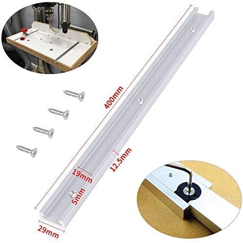 Zunate T-slot Track is Made of Aluminum Alloy Material, with 4 Pieces Self-tapping Screws - Image 5