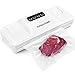 Vacuum Sealer, NanaHome Automatic Handheld Vacuum Food Sealer Saver Machine with Starter Kit Vacuum Bags, Best for Dry and Moist Food Preservation (White)