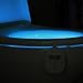 Rechargeable Toilet Light | Elimi 12 Colors Changing LED Light for Toilet Bowl, Motion Activated Sensor Light Up Toilet Seat for Bathroom, Included Battery for Toilet Night Light with Waterproof IP67