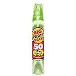 Kiwi Big Party Pack - 16 oz. Plastic Cups, Qty 50