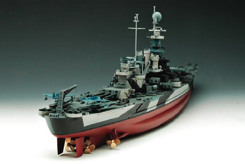 トランペッター 1/350 米海軍 戦艦 BB-55 ノースカロライナ プラモデル