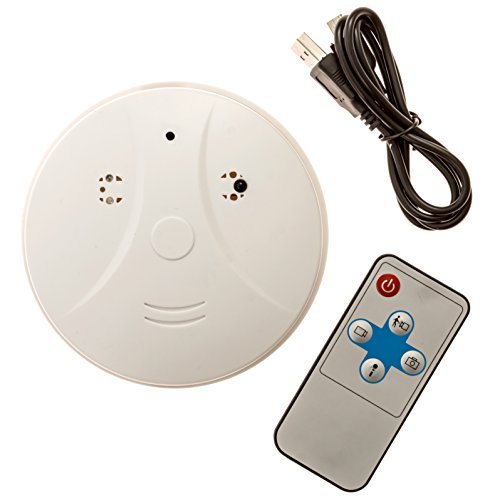 Click Here to See More Images Protectif Smoke Detector Motion Activated Hidden Camera – Remote Control