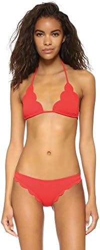 Marysia Swim Women's Broadway Scallop Bikini Top