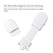Kemimi Home Safety Door Drawer Canbinet Locks - Protective Latches for Babies Collision Avoidance and Anti-Pinch - Short Locks, Environmental, Multipurpose, White Color