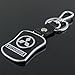 CHAMPLED Mitsubishi Emblem Keychain Keyring Logo Fashion Leather Black Titanium Symbol Sign Badge Personalized Custom Logotipo Quality Metal Alloy Nice Gift for Man Woman