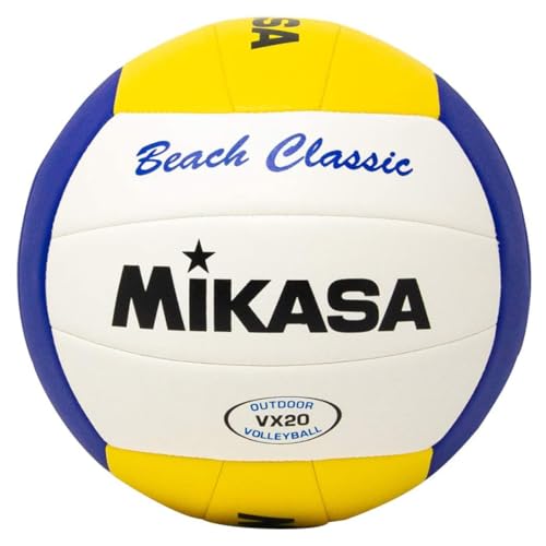 Unisex Vx 20 Classic Beachvolleyball, Blue/Yellow/White, 5