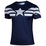 WUKE Men's Solider Casual Gym Short T-shirt