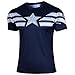 WUKE Men's Solider Casual Gym Short T-shirt