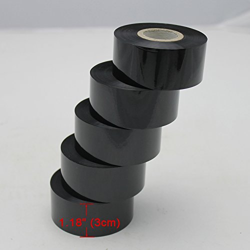 5 Rolls 1.18inch (3cm) Width Hot Stamping Foil Ribbon Printing Belt(item#070705)