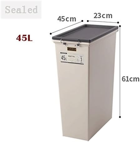 waste container Household Creative Trash Kitchen Living Room Bathroom With Lid Large Trash Can (Size : I)
