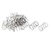 uxcell 0.4mmx10mmx15mm 304 Stainless Steel Compression Springs Silver Tone 20pcs