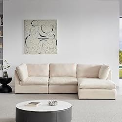 99" 4 Seater Modular Down Feather(60%) Cloud Deep