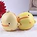 Cute Yellow Duck Squishy Bread Phone Straps Slow Rising Bun Charms Great Gifts Toys