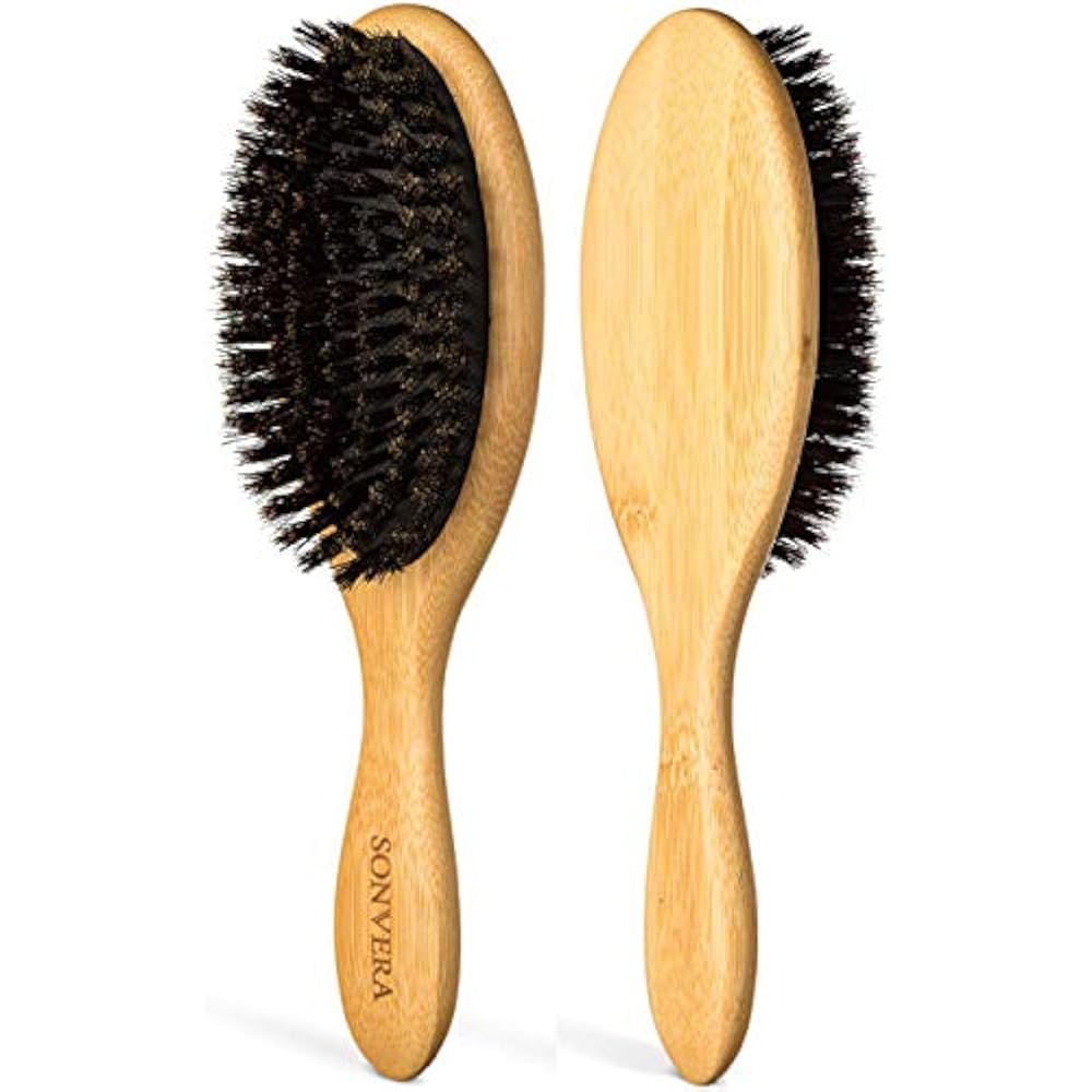 Boar Bristle Hair Brush Men Mens Brushes For Women Pure Boars Oval