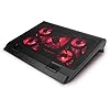 ENHANCE-Gaming-Laptop-Cooling-Pad-Stand-with-LED-Cooler-Fans-Adjustable-Height-and-Dual-USB-Port-for-17-Inch-Laptops-5-Ultra-Quiet-High-Performance-Fans-2630-RPM-and-Built-In-Bumpers-Red ENHANCE Gaming Laptop Cooling Pad Stand with LED Cooler Fans, Adjustable Height, and Dual USB Port for 17 Inch Laptops…