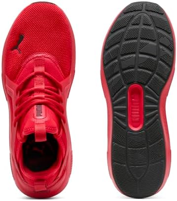 Puma Softride Enzo 5 Cross Training, da Uomo, Softride Enzo 5, Scarpe da Cross Training, per Tutti i Tempi, Rosso-Nero, Taglia 42, per Tutti i Tempi Red Puma Black, 44 EU