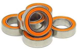 BLAZINGSTAR SMR74-2RS CB Ceramic Si3N4 ABEC-7 Dry Sealed Miniature Stainless Steel Ball Bearing 4x7x2.5 (4x7x2.5 SMR74, 1)
